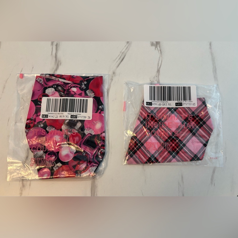 Victoria’s Secret PINK No-Show Holiday Panty Bundle (XL) – NWT